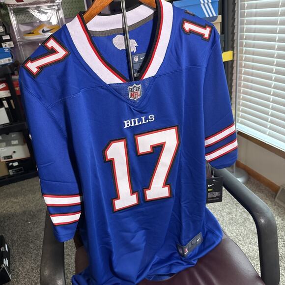 Size Large Nike On Field Buffalo Bills Allen Jersey - Picture 1 of 4